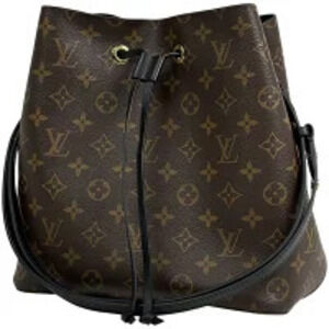 Louis Vuitton Neo Noe drawstring shoulder bag Monogram brown black